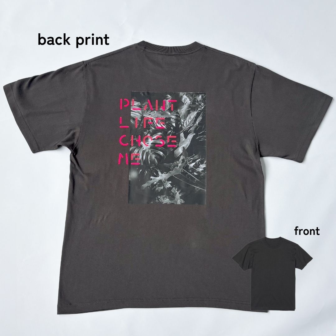 【T-SHIRT SUMIxPINK】PLANT LIFE CHOSE ME