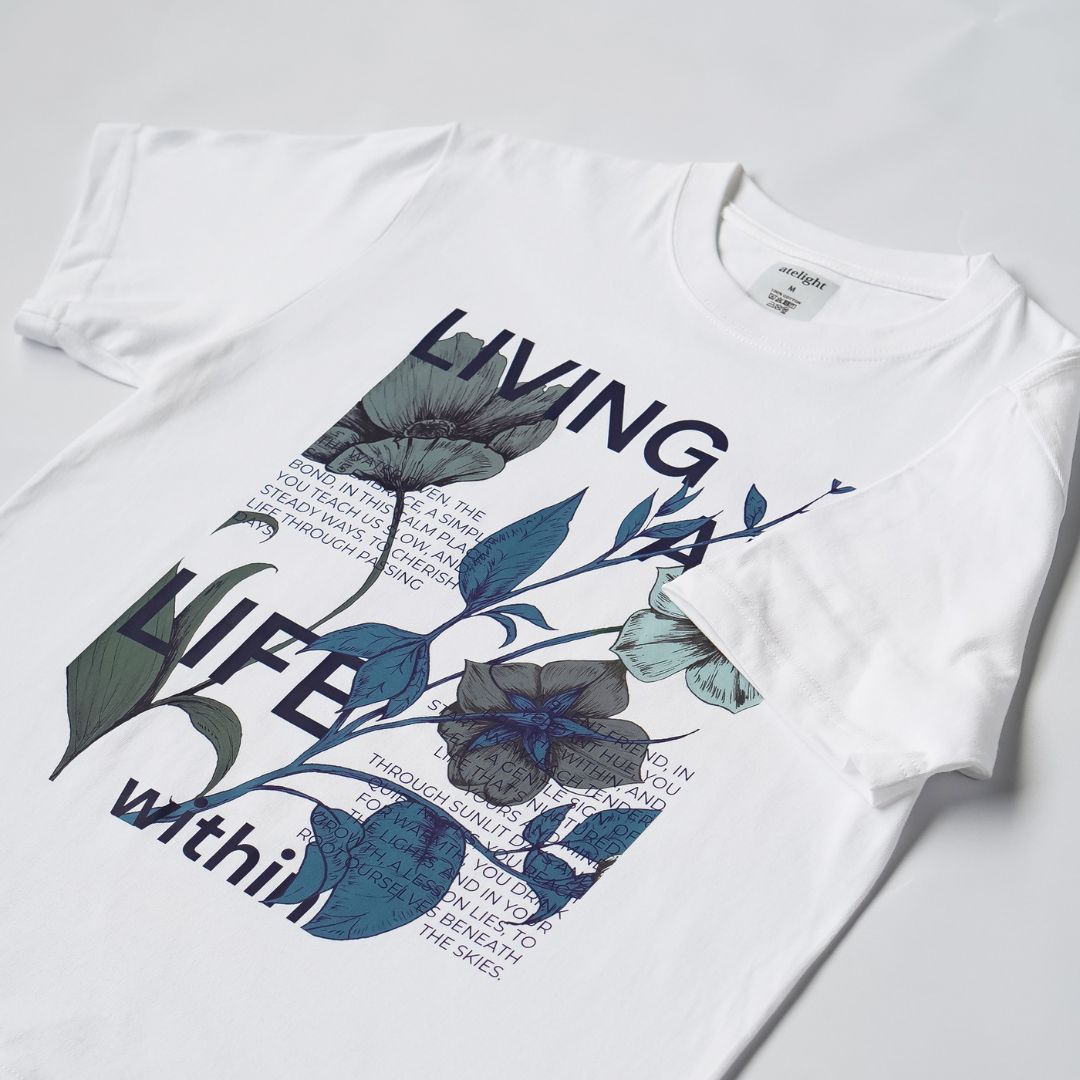 【T-SHIRT WHITE】LIVING ART