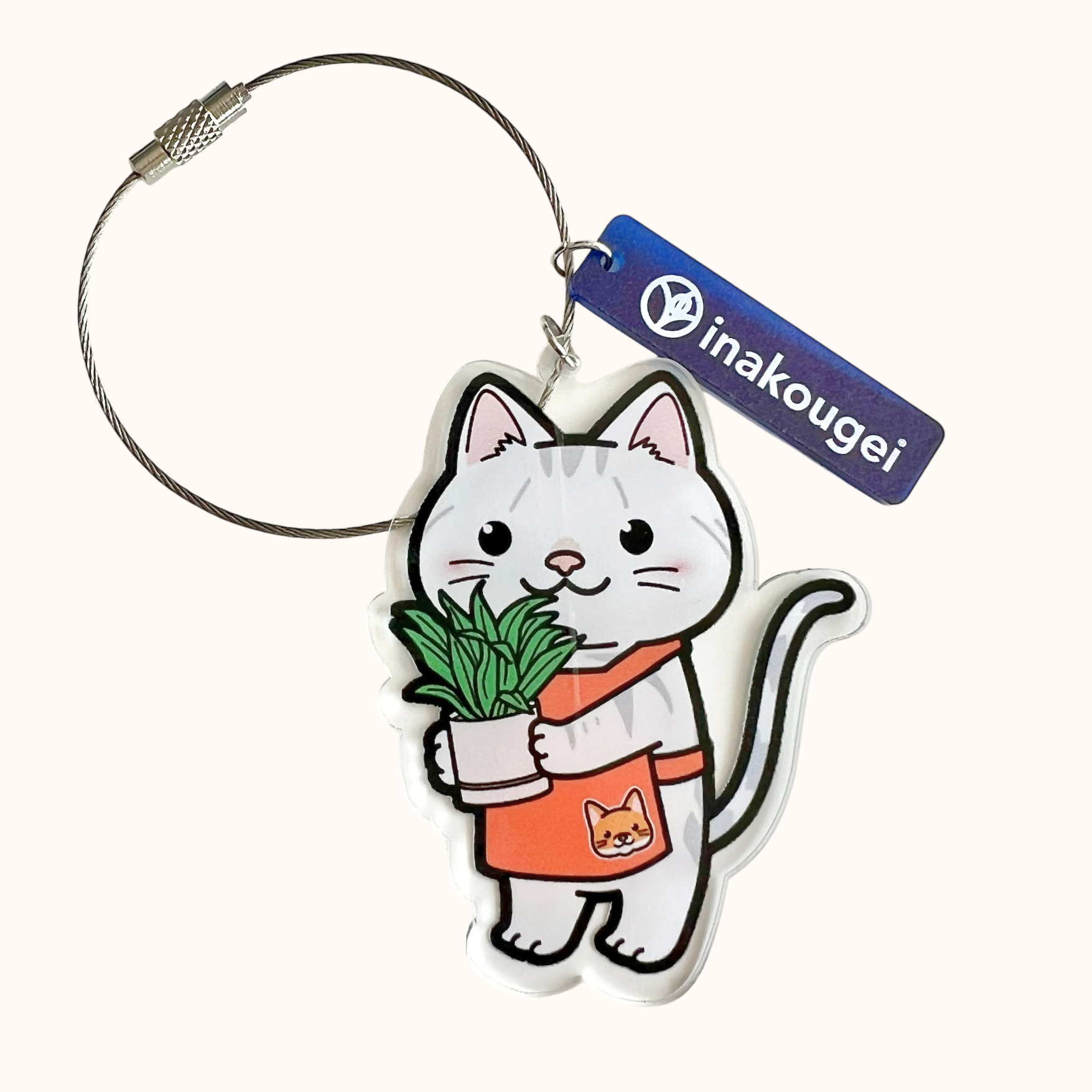 送料無料】いなねこ inakougei オリジナル アクリルキーホルダー