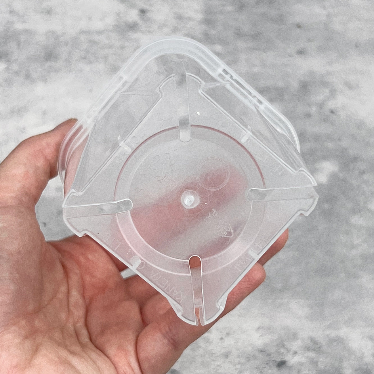 ネガミエル 透明スリット鉢 3号／3.5号／4号【浅岡園芸監修】観葉植物 プラスチック クリア 塊根植物 果樹苗 野菜苗 ハーブ 根が見える鉢 インテリアプランター
