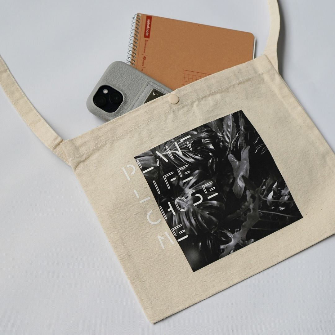 【SACOCHE WHITE】 PLANT LIFE CHOSE ME