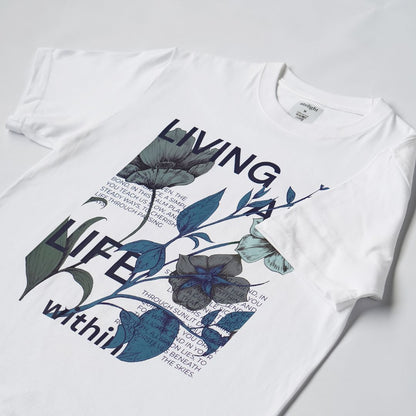 【T-SHIRT WHITE】LIVING ART