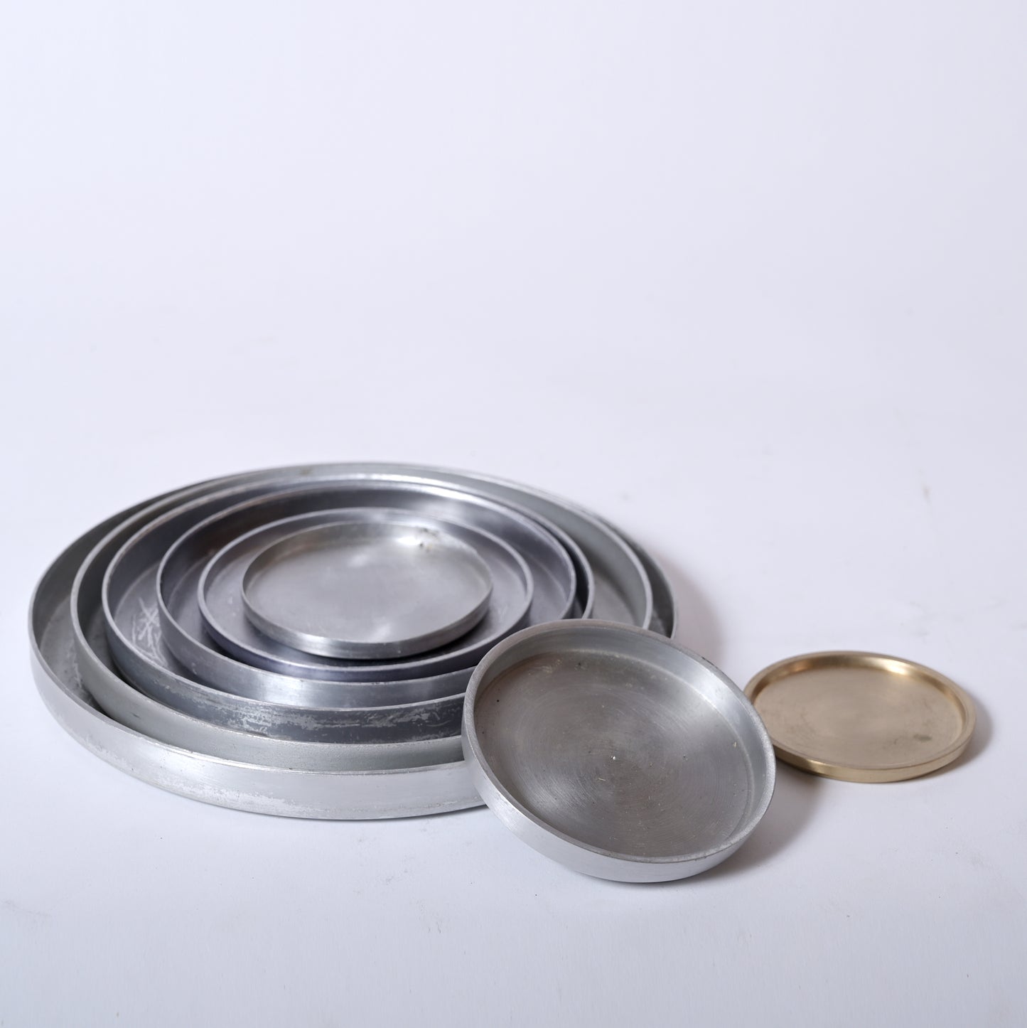 受け皿 アルミ製 ソーサー 直径9cm