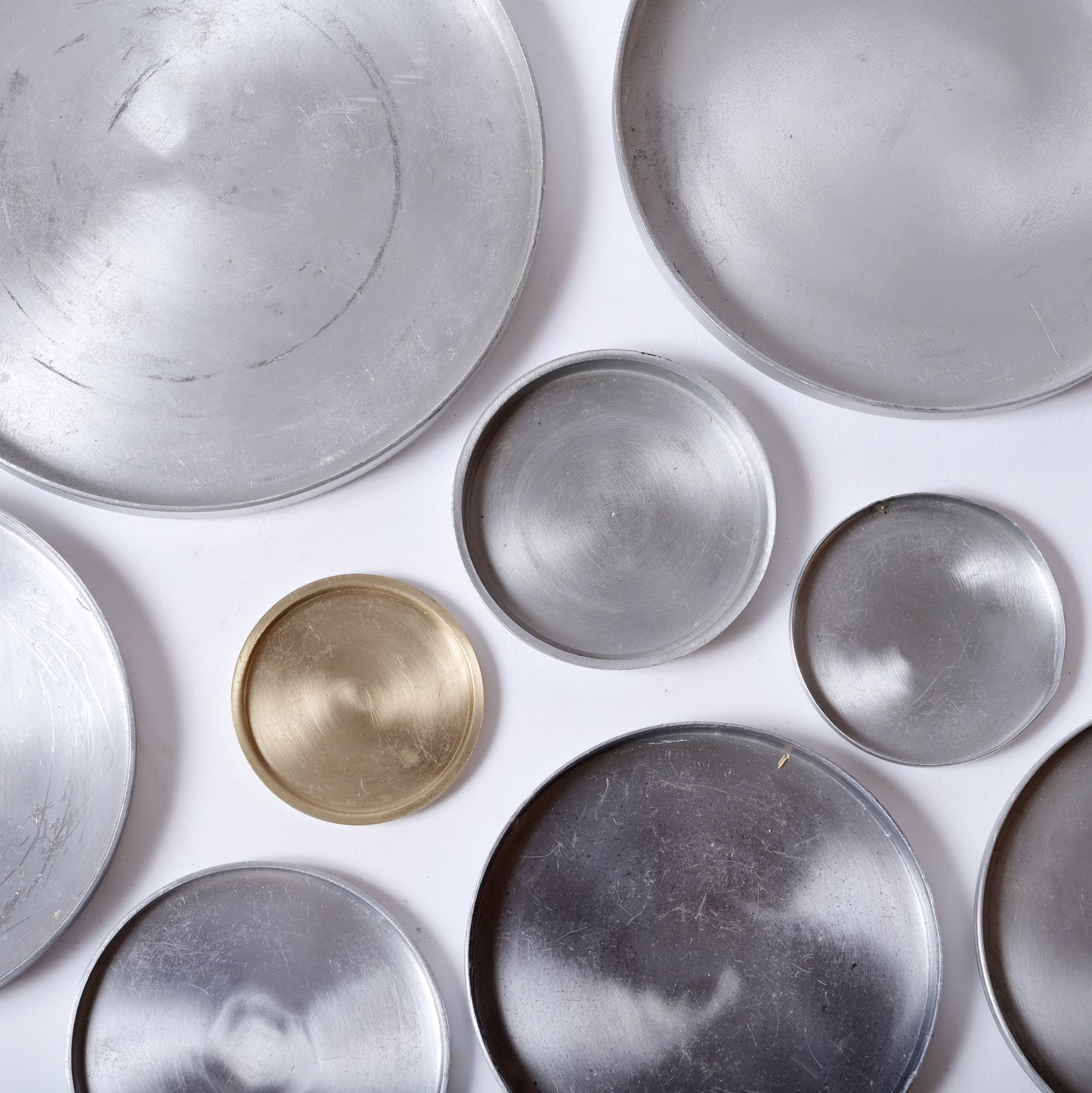 受け皿 アルミ製 ソーサー 直径9cm